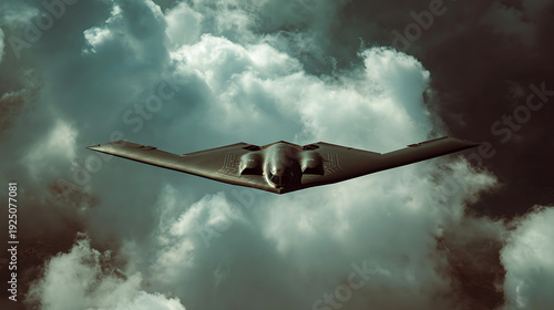 Fighter-bomber jet in flight