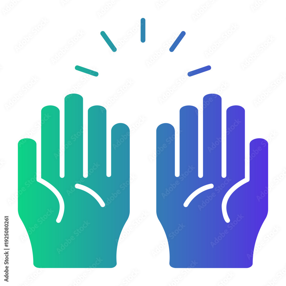 Obraz premium pray Gradient icon