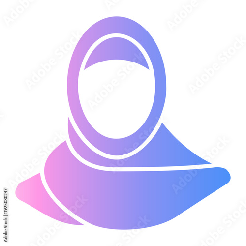 muslimah Gradient icon