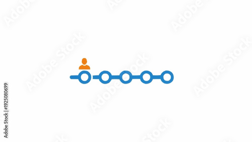 Person on a bicycle chain link.