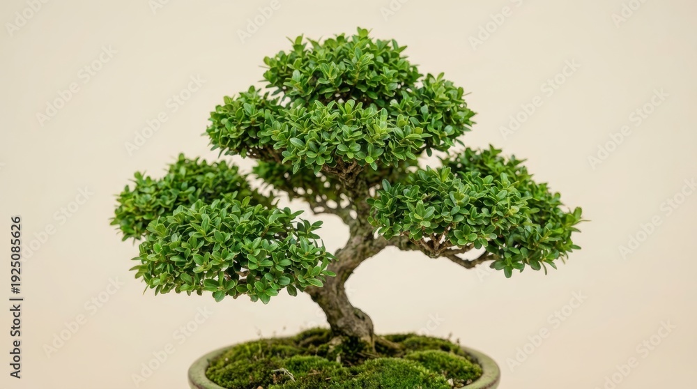 Fototapeta premium Classic Bonsai Tree Studio Shot