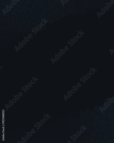 Moody Deep Charcoal Geometric Vector Backdrop - 4:5 Aspect Ratio