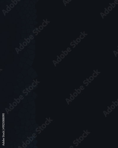 Abstract Dark Polygonal Vector Background in 4:5 Vertical Format