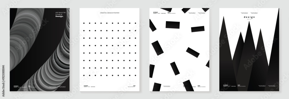 Obraz premium Fluid gradient background vector. Cute and minimalist style posters, Photo frame cover with black and white shapes and liquid color. Modern wallpaper design for social media, idol poster.