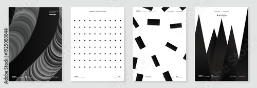 Fluid gradient background vector. Cute and minimalist style posters, Photo frame cover with black and white  shapes and liquid color. Modern wallpaper design for social media, idol poster.