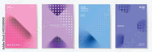 minimal gradient poster background vector background with pink purple blue colors. Modern design for poster, cover, and branding.