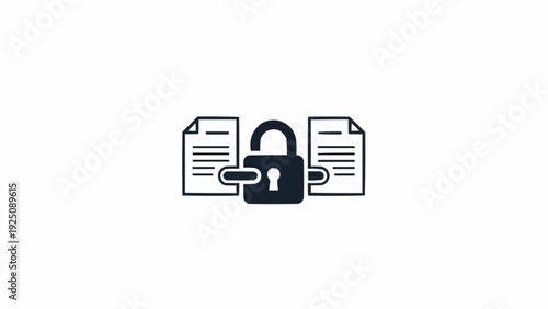 Secure documents with locked pad.