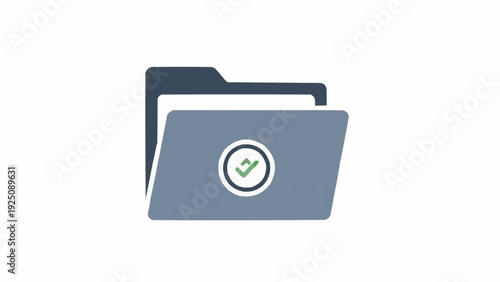 Secure Folder with Checkmark Icon.