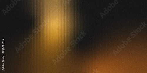 Photos Vertical golden light streaks on a dark, grainy background, featuring a warm yellow-to-brown gradient with a textured noise effect
