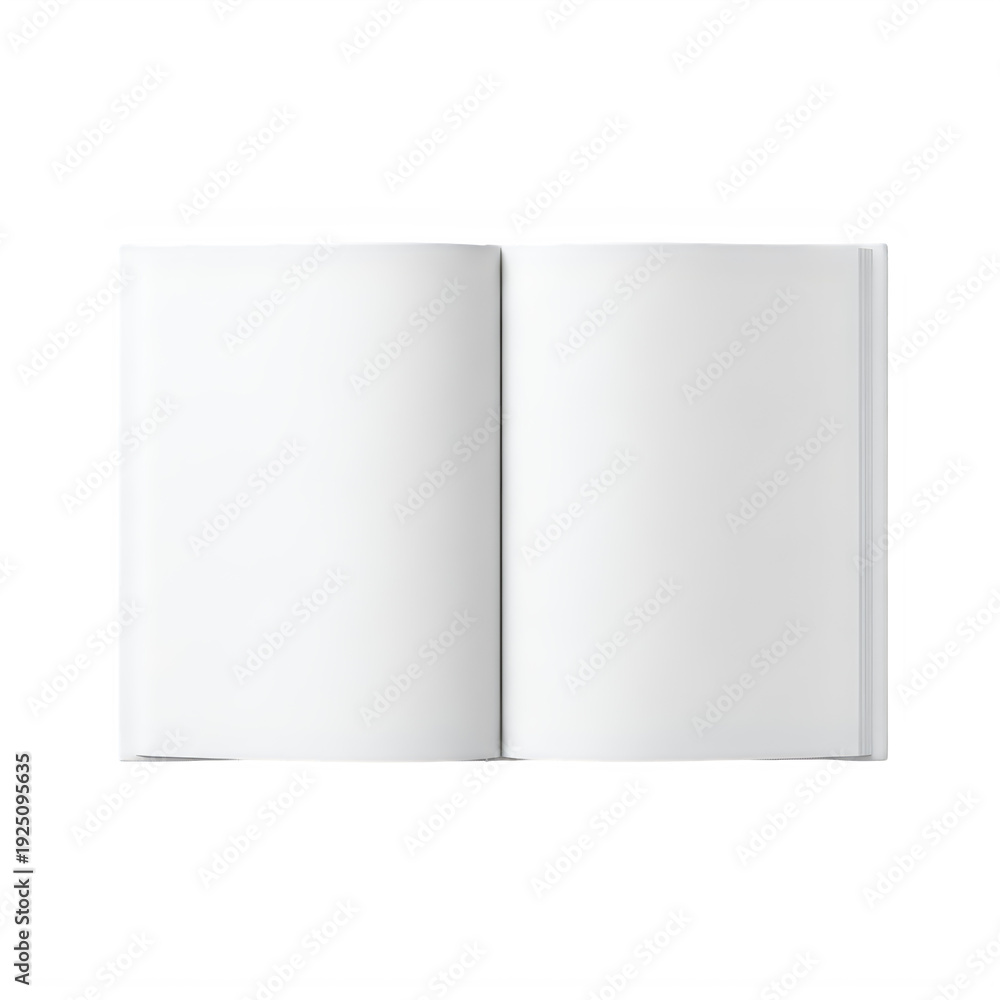 Fototapeta premium Two white rectangular objects side by side isolated on transparent background