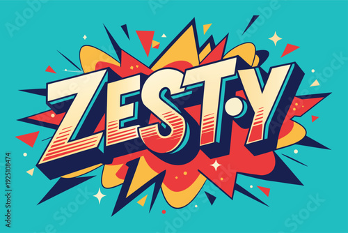Vibrant zesty typography for energetic brand campaigns and ads