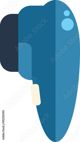 Non contact infrared thermometer measuring body temperature flat icon