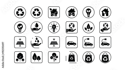 Collection of icons depicting various human activities and emotions