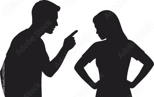 Silhouette of two female dancers holding tambourines with arms raised in a rhythmic celebratory performance pose flat vector illustration design