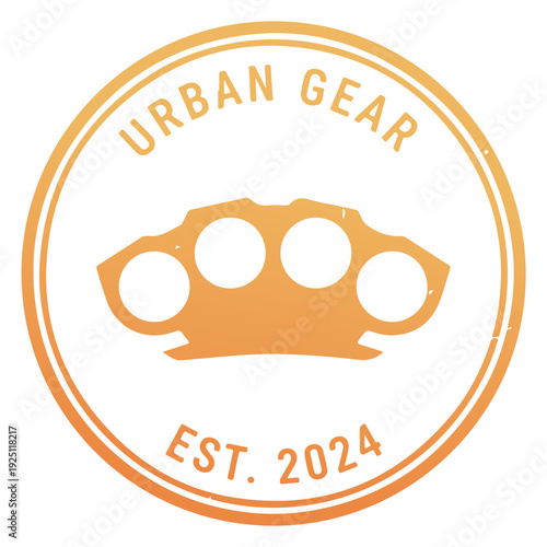 Brass Knuckles Vector Illustration Metallic Knuckle Duster Weapon Icon Design. Realistic Brass Knuckles Isolated on White - Professional Vector Weapon Graphic. Knuckle Dusters Vector Art