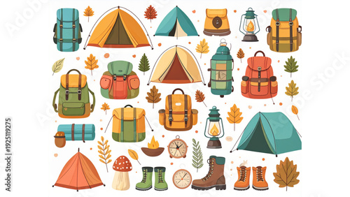 “Cute Colorful City Street Vector Illustration Set – Houses, Shops & People”