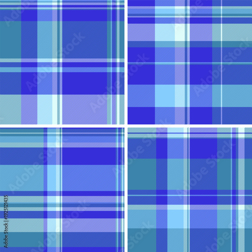 Plaid pattern set optimized for invitations and lookbooks. Strong tartan rhythm highlights birthday collections. Vector scalability enables size freedom.
