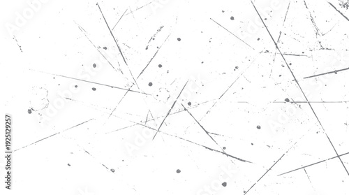 White background with scattered grey dust specks and thin diagonal lines texture