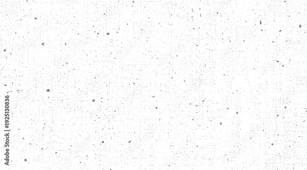 Fototapeta premium White textured background with scattered grey dots and small irregular shapes
