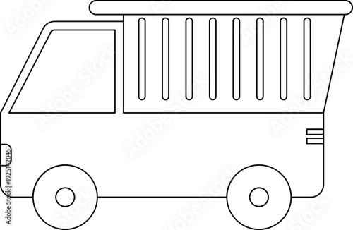 Cute colorful car vector illustration for kids
