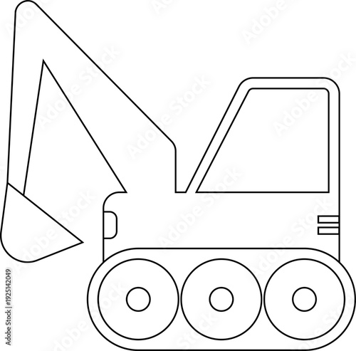Cute colorful car vector illustration for kids