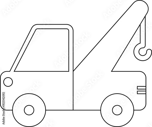 Cute colorful car vector illustration for kids