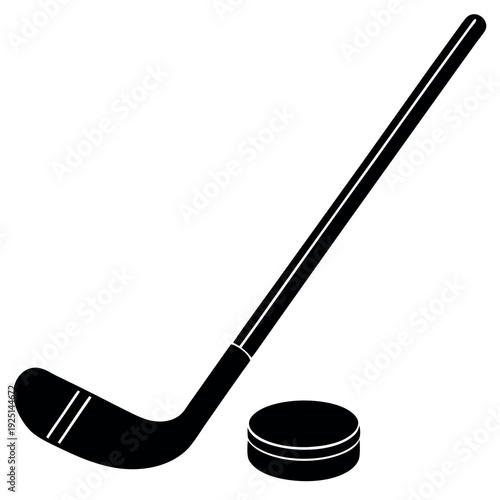 Isolated ice-hockey on white background 