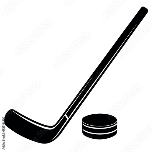 Isolated ice-hockey on white background 