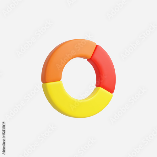 3d Realistic Chart icon vector illustration Free Download 3d Realistic Chart icon vector illustration - GFXLoad