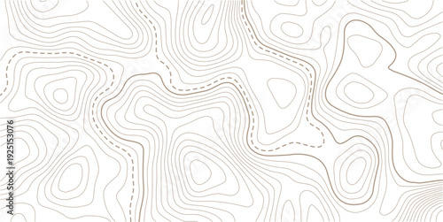 Modern relief white and gray line location discovery. vector topo map design paper background.abstract wavy background. topographic contour background. Topography background. Vector banner. Topo.