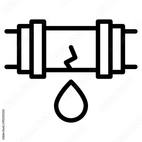 Leak icon vector illustration