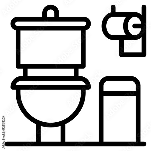 Toilet icon vector illustration