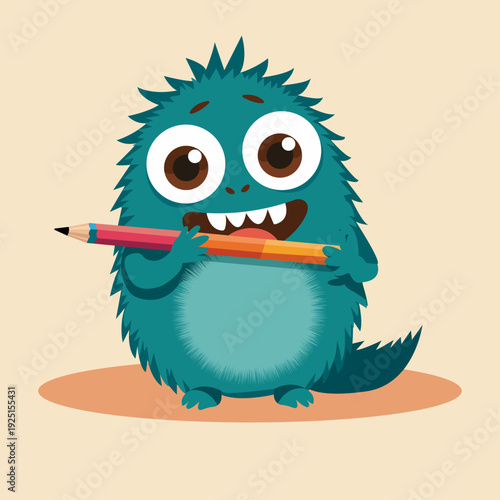 weirdo with a pencil