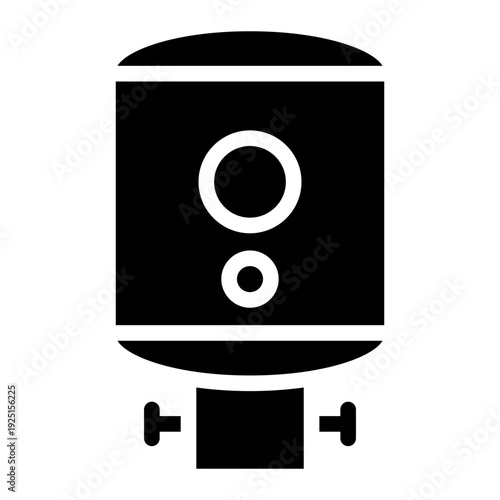 Boiler  icon glyph style vector illustration