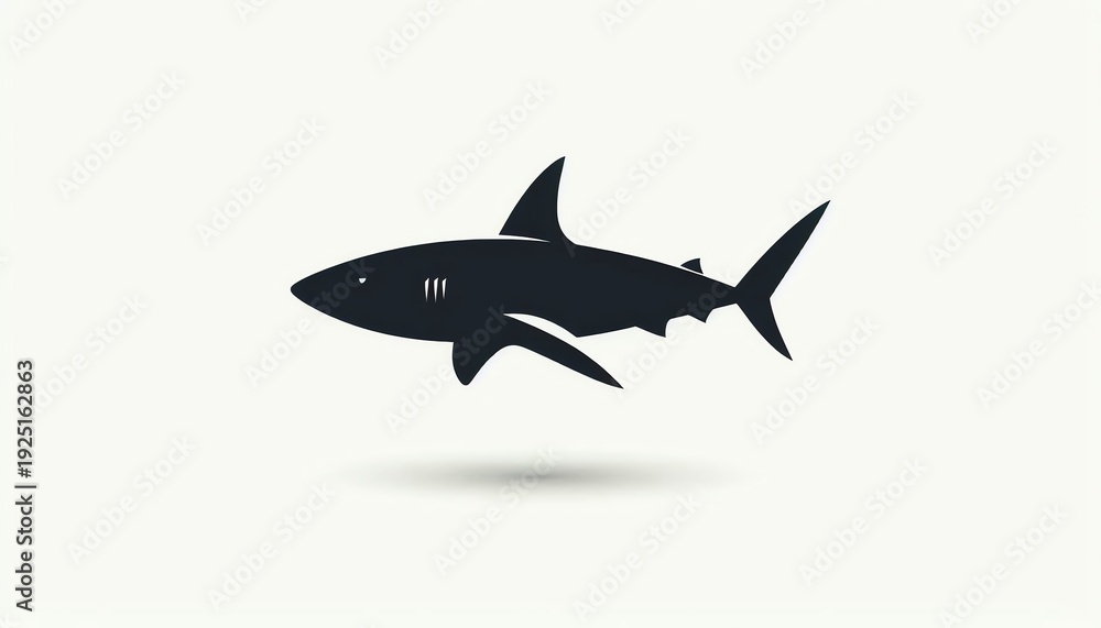 Fototapeta premium shark vector illustration