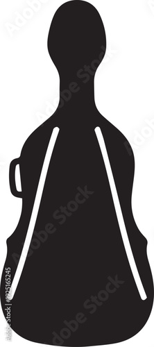 Large Full Bodied Cello Gig Bag Silhouettes for String Instrument Care