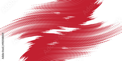 Straight red ink vector lines pack. Bloody color long and round hand-drawn brushstroke text highlights, frames, circles. Asian calligraphy brushstroke set. Eps10