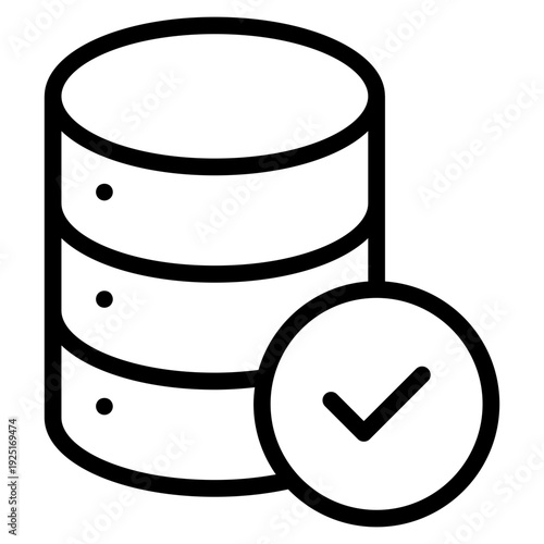 Data validity icon vector illustration.