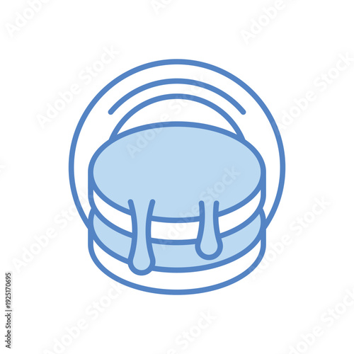 Happy Pancake Day Sign vector icon