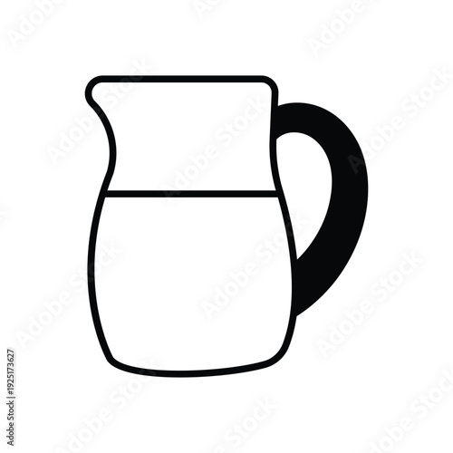 Milk Jug vector icon