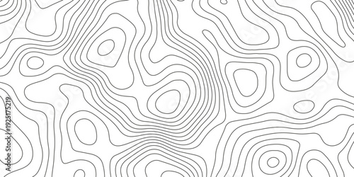 Topographic map patterns, topography line map. vector illustration for cartography and terrain elevation concepts