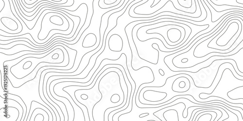 Topographic map patterns, topography line map. vector illustration for cartography and terrain elevation concepts