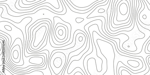 Topographic map patterns, topography line map. vector illustration for cartography and terrain elevation concepts