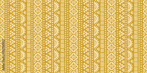 Hand drawn  abstract seamless pattern, ethnic background, aztec style - great for textiles, banners, wallpapers, wrapping - vector design