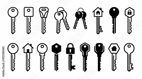 21 Key Icons for Security, Home, and Access Design