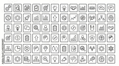 72 Construction Line Icons for Tools, Safety, and Equipment