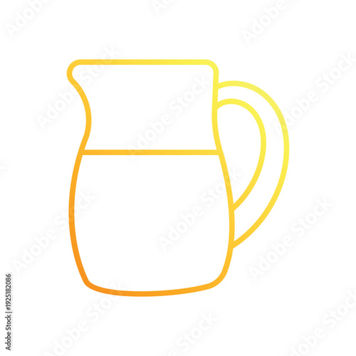 Milk Jug vector icon
