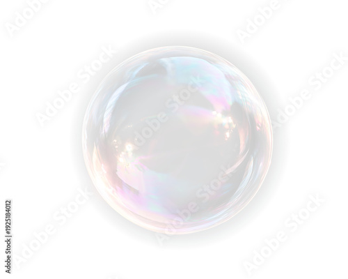Photos Realistic Transparent Soap Bubble for Product Design PNG