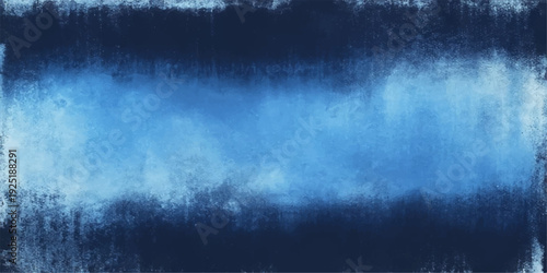 A dark grunge blue background features a stormy cloudscape texture with dramatic lightning and smoke effects, creating a moody nature backdrop with ample copy space for design