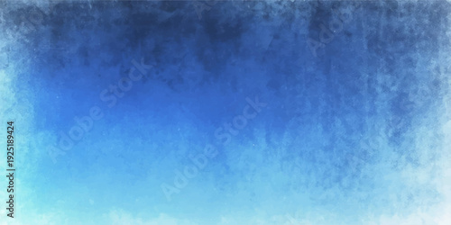 Dark blue grunge abstract background with a vintage paper texture and smoky storm clouds design